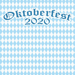 Wall Mural - Illustration - Oktoberfest 2020 - München - Vorlage