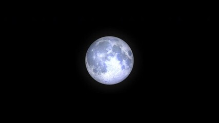 Wall Mural - Cold Moon Zoom