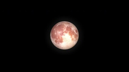 Wall Mural - Warm Moon Zoom