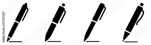 Fotomural Pen simple icon set. Pen symbol collection. Vector