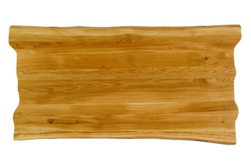 Exclusive natural wood worktop, empty of wood table top.