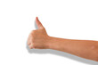 mano con numero uno un dito uno simboli segni mano ottimo gesto 