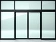 © denisik11 - Modern big black double office automatic door