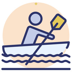 Sticker - Rowing 