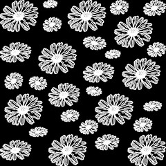 seamless pattern with flowers