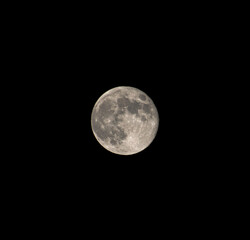 Close up of the moon