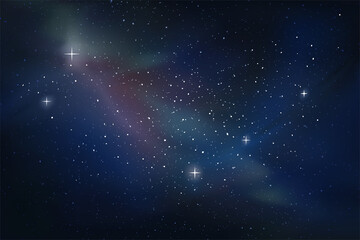 Wall Mural - creative design of space background