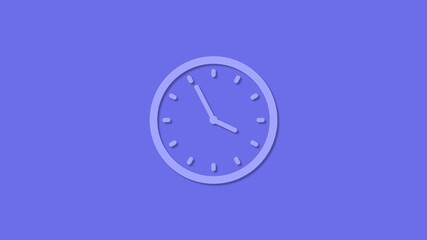 Amazing circle 12 hours counting down clock icon,Clock icon