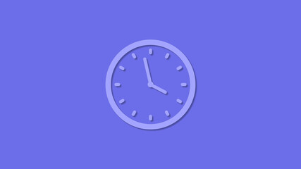 Amazing circle 12 hours counting down clock icon,Clock icon