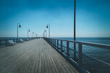 Fototapeta Pomosty - pier in the sea