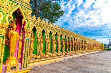 the golden wall of temple