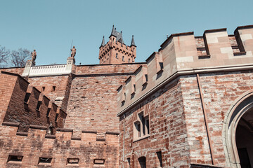 Old Hohenzollern Castle in Germany