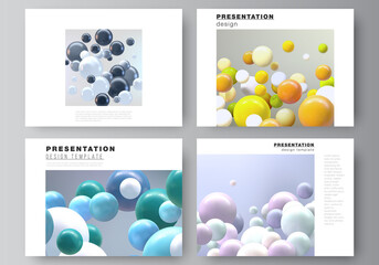Sticker - vector layout of the presentation slides design business templates, multipurpose template for presen