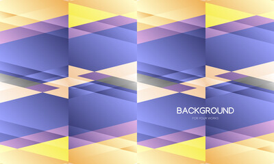 Aufkleber - Colorful abstract background with geometric composition. Seamless pattern. For use in all types of design work. Vector illustration.