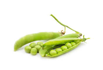 Poster - Green ripe peas.