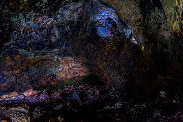 Wall Mural - algar do carvalho.
view of the cave algar do cavalho an hole in the heart of the earth. terceira, azore, portugal