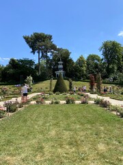 Canvas Print - Pelouse du parc de Bagatelle à Paris