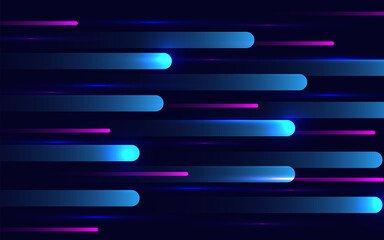 Fototapete - Trendy gradient motion colors background with speed light shine element. Minimal futuristic concept vector design for use wallpaper, theme, presentation, website, cover, banner, poster
