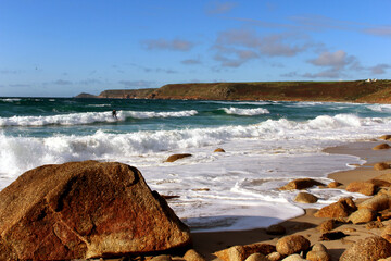 Cornish Beach in Summer