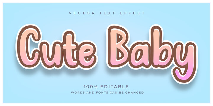 Cute Baby Text Effect