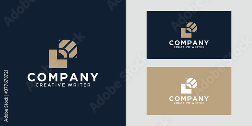 Luxury Logo Design Pen Tableau sur Toile