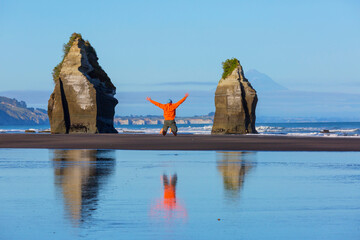 Canvas Print - New Zealand coast