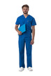 © alotofpeople - Male nurse in uniform isolated on white
