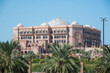 The Emirates Palace in Abu Dhabi, United Arab Emirates.