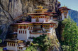 Bhutan, Paro, Taktshang the most known Monastery in Bhutan. The Tiger Nest.