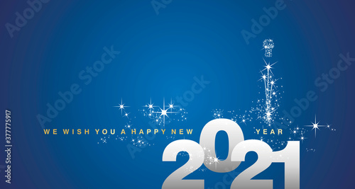 We Wish You A Happy New Year 21 White Gold Blue Greeting Card Stock Vector Adobe Stock We Wish You A Happy New Year 21 White Gold Blue Greeting Card Stock Vector Adobe Stock