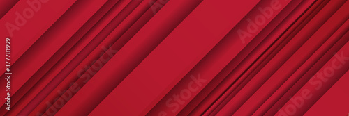Fotografía Abstract red banner background for wide banner