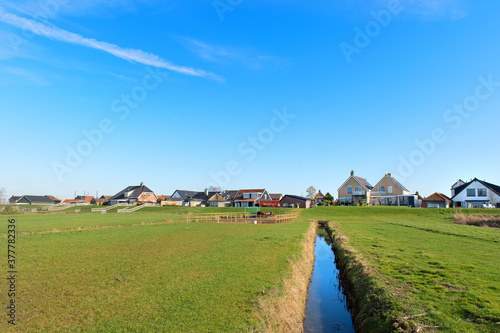 Fotografía Dutch landscape polder Eemdijk