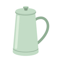 Wall Mural - Isolated coffee pot vector design