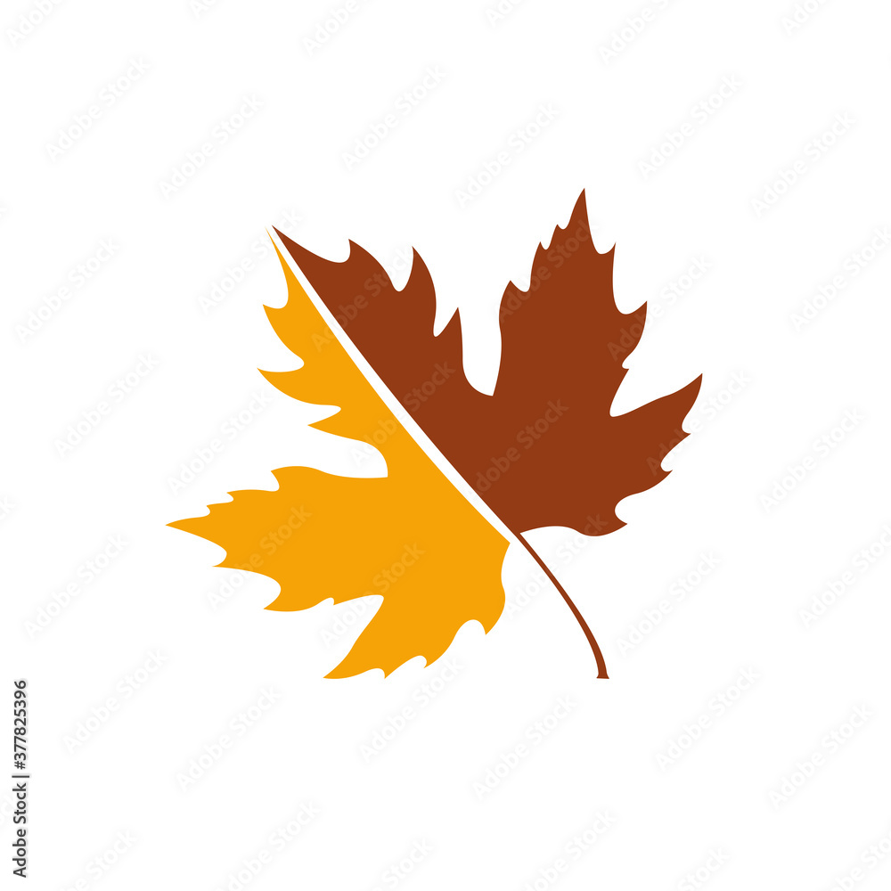 maple leaf logo icon design template vector Stock Vector | Adobe Stock
