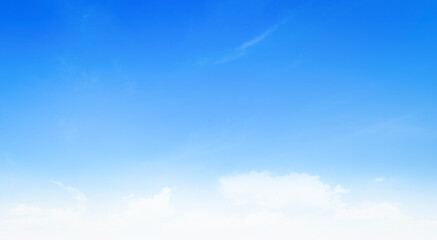 Wall Mural - international day of clean air for blue skies concept: abstract white cloud and blue sky in sunny da