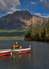 Canvas Print - The tourist on a mooring.