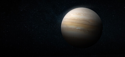 Wall Mural - jupiter in the space. jupiter planet for wallpaper. elements of this image furnished by nasa