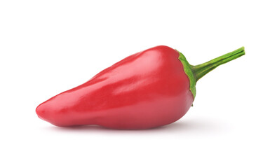 Wall Mural - Side view of red jalapeno chili pepper