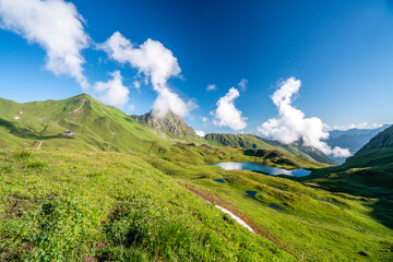 Canvas Print - Sommer in den Alpen