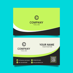 Wall Mural - trendy business card template vector image