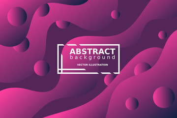 Poster - Abstract Gradient Wavy Background. Futuristic Paint Blend Effect. Fluid Shapes Template Design. Vector illustration