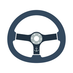 Wall Mural - Icon Of Steering Wheel