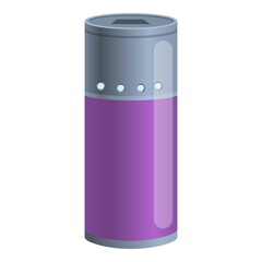 Poster - Battery power bank icon. Cartoon of battery power bank vector icon for web design isolated on white background