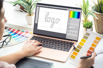 Poster - graphic designer woman