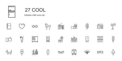 Sticker - cool icons set