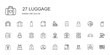 © NinjaStudio - luggage icons set