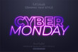 Cyber Monday Editable 3D Text Style Effect Premium