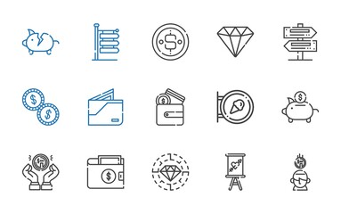 Sticker - rich icons set