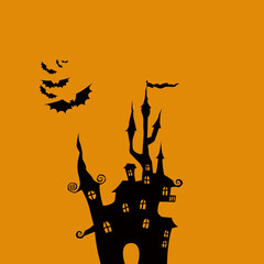 Poster - Abstract bright illustration of Halloween banner