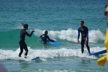 Wall Mural - Male surfer